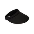 thumbnail image 4 of Top Headwear Women's Wide Brim Visor - Sports 5 Inch Wide Clip On Cap, Black, 4 of 4