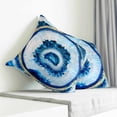 thumbnail image 3 of Blue Abstract Marble Pillow Covers 18x18 Inch Decorative Throw Pillow Cover, Modern Abstract Art Sofa Pillowcases Accent Cushion Case Home Decor Bedroom Living Room, 3 of 6