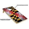 thumbnail image 2 of Tailgating Pros Regulation Cornhole Boards Flag Set - Includes 8 Bean Bags, Carrying Cases, and 4'x2' Corn Hole Toss Game - Optional LED Lights, 2 of 6