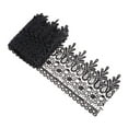 thumbnail image 1 of unbranded 1Ud Ribete De Encaje Bordado Negro Para Complementos DIY Proyectos Hechos A Mano, 1 of 6