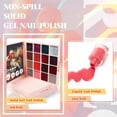 thumbnail image 3 of Gel Nail Polish Set, 16 Colors Popular Solid Gel Polish Pudding Gel Soak Off LED Nail Art Kit Salon DIY Home, with Pro Nail Brush ALT2, 3 of 3
