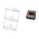 thumbnail image 5 of Mesa Esquinera Moderna De 3 Niveles Con Organizador De Caja De Pañuelos De Madera Para Espacios Pequeños, Cocina, Baño, Sala De Estar, Soporte De Almacenamiento Para El Hogar., 5 of 8