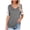 Gray, variant on WIZUTIZ Plus Size Tops for Women up to 30% Off Trendy Work Out Plus Size Shirts Short Sleeve Ultra Soft Ladies Tshirt Lightweight Solid Fluffy Tshirts Retro Plus T-shirt Cozy Style V-Neck Blouse Bl