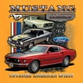 thumbnail image 3 of Wild Bobby Ford Mustang Untamed Spirit Mens Cars and Trucks Men Tee, 3 of 6