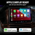 thumbnail image 2 of Sound Storm Laboratories SDML10ACPR Système Stéréo pour Voiture - Apple CarPlay, Android Auto, Din Simple de 10 Pouces, Écran Tactile, Unité Principale Bluetooth, Récepteur Radio, Sans Lecteur CD, Caméra Arrière, Éclairage RVB, 2 of 2