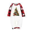 thumbnail image 3 of Your-Sty Christmas Tree Print Matching Family Sets Christmas Pajamas Set Xmas PJS Sleepwear Soft Christmas Matching Jammies, 3 of 7