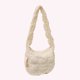 thumbnail image 3 of Bolso Las Axilas Las Mujeres Bolso Hombro Plisado La Nube La Nylon Bolsos (Beige), 3 of 9