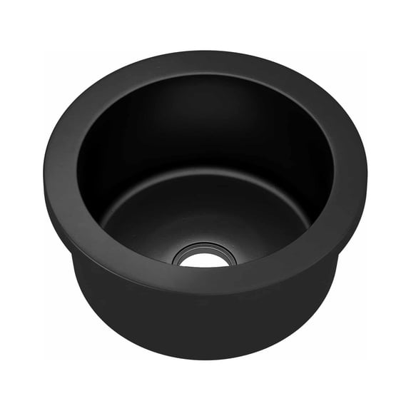 Native Trails Nsb1407 Nativestone 14" Undermount Single Basin Concrete Bar Sink - Charcoal