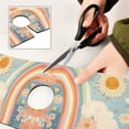 thumbnail image 6 of Yayeee Faucet Mat for Kitchen Sink 30" Diatomite Long Splash Guard Pad, Beige Rainbow Clouds, 2 Pack, 6 of 7