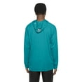 thumbnail image 5 of Men's New Era  Aqua Miami Dolphins Functional Fandom Hoodie, 5 of 5