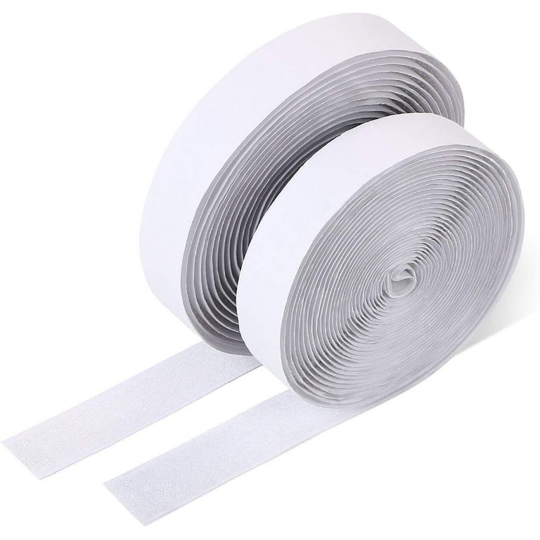 Self-Adhesive Velcro Tape, 25 m Double-Sided Adhesive Extra Strong