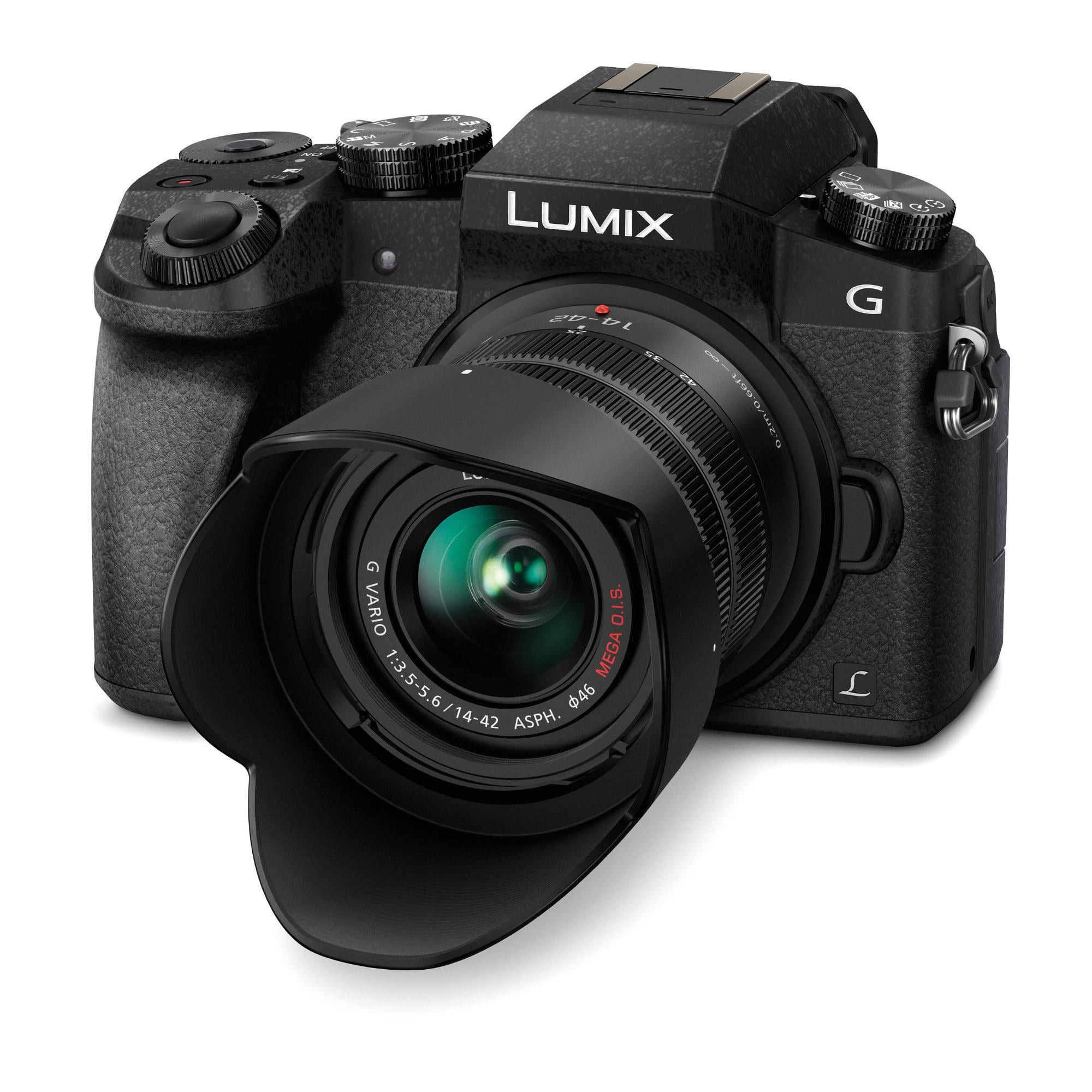 Panasonic LUMIX G7 Mirrorless Camera with 14-42mm f/3.5-5.6 Lens