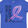 thumbnail image 4 of Inktastic Breast Cancer Awareness- Fight, care, cure Boys or Girls Toddler T-Shirt, 4 of 5