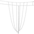 thumbnail image 4 of Back Necklace Decorative Pearl Body Chain Back Chain Necklace for Women, 4 of 9