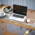 thumbnail image 3 of Long Mouse Pads for Desk,Brown Boho Abstract and Plant Pattern Desk Mats on Top Of Desks, Desk Mouse Pad Extra Large with 3mm Non-Slip Base and Stitched Edge for Gaming,Office,Work,Home 35.4"x15.7", 3 of 6