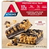 Atkins Chocolate Chip Granola Bar, 1.69oz, 5-pack (Meal Bar)