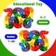 thumbnail image 3 of Lovestown-rompecabezas del alfabeto, bloques de construcción, rompecabezas de madera de animales, letras de serpiente de madera, bloques de números, juguetes para niños, regalos de cumpleaños, 3 of 4