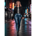 thumbnail image 4 of Set de 2 Leggins Moda Elegante Casual Mujer Mallones Vinipiel, 4 of 5