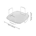 thumbnail image 2 of FONDOTIN Stackable Stainless Steel Air Fryer Rack for Oven Versatile Cooking and Roasting Accessory, 2 of 8