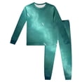 thumbnail image 1 of TZEWGL Long Sleeved Space Star Printed Top Pants Suit Clothes Outfit Sets For Kid Home And Outside Wear For Kids size 2-3T, 1 of 3