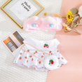 thumbnail image 4 of 30cm Stuffed Dolls Accessories LaLafanfan Cafe Duck Dog with Clothes Plush Toy Cartoon Hoodie Clothing Hair Band Kids Girls Gift, 4 of 5