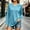 Blue, variant on Gamivast Half Zip Pullover for Women Oversized Sweatshirt Drop Shoulder Long Sleeve Tops Casual Soft Hoodies for Fall Winter Lounge Streetwear Black S