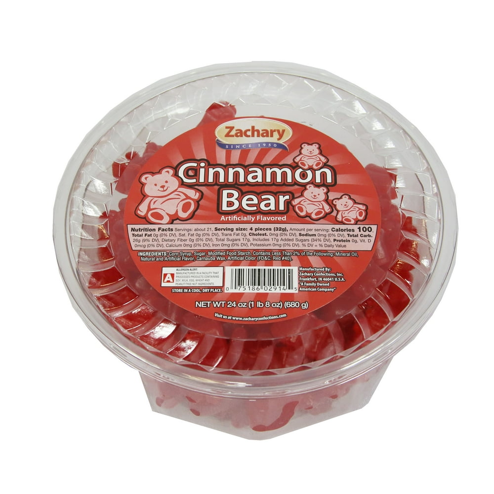 Zachary, Cinnamon Bears Candy, 24 Oz