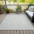 thumbnail image 6 of Addison Rugs Chantille Indoor/Outdoor Transitional Geometric Silver Washable Rectangle Rug, 8' x 10', 6 of 6