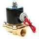 thumbnail image 3 of 2W160-15 Válvula solenoide normalmente cerrada G1/2 BSPP Válvula solenoide de latón con rosca hembra 2W-160-15 12 V, 3 of 9