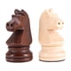 thumbnail image 1 of Piezas de ajedrez AMEROUS de madera King de 9,5 cm con 2 reinas adicionales, 1 of 1