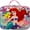 Little Mermaid-Turquoise, variant on Ruz Princess Tiana Thermal Polyester Reusable Lunch Bag