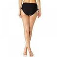 thumbnail image 3 of Women's Bikini Bottoms Ruched High Waisted Swimsuits Drawstring Swim Bottoms, 3 of 3