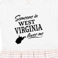 thumbnail image 4 of Inktastic Someone in West Virginia Loves Me Girls Toddler Dress, 4 of 5