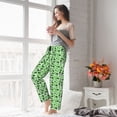 thumbnail image 5 of Cauagu Happy St. Patrick's Day Pajama Pants for Women Loose Fit Wide Leg Trouser Pants Casual Elastic Waist Drawstring Lounge Pants-Large, 5 of 6