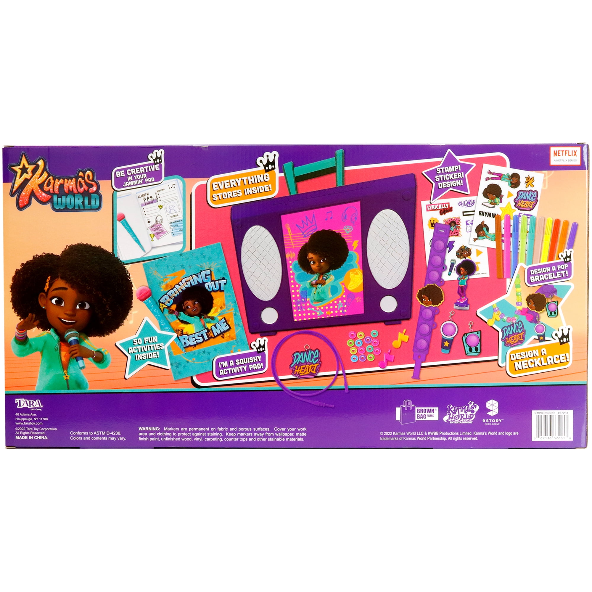 Karma's World Deluxe Multicolor Jewelry Creativity Set, for Ages 3+