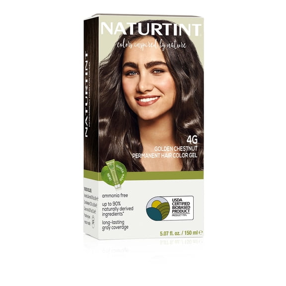 Naturtint 4G Golden Chestnut Permanent Hair Color, 1 Pack (Packaging May Vary)