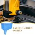 thumbnail image 3 of Oil Funnel Square Shape Plastic Oil Change Tool Capless Gas Tank Funnel Accessory, 3 of 9