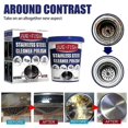 thumbnail image 3 of Stainless Steel Cleaner Powerful Cleaning Paste Metal Polish Paste Washing Pot Bottom Scale Strong Cream Detergent Kitchen Clean New, 3 of 5