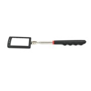 Telescoping LED Lighted Flexible Inspection Mirror 360 Swivel for Extra Viewing(1 PC No Batteries Included)