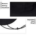 thumbnail image 5 of Muryobao Women Ponytail Sun Hat Wide Brim Summer Shade Hats Outdoor UV Protection Packable Mesh Bucket Cap for Safari Beach Travel Fishing Gardening Hiking Black, 5 of 7