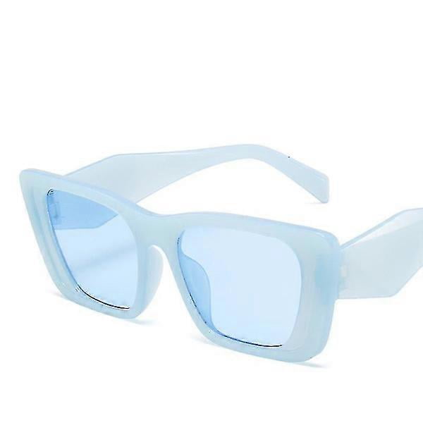 Trendy Retro Sunglasses Small Frames Pc Sunglasses Edge With Diamonds For (1 Pcs, Blue)