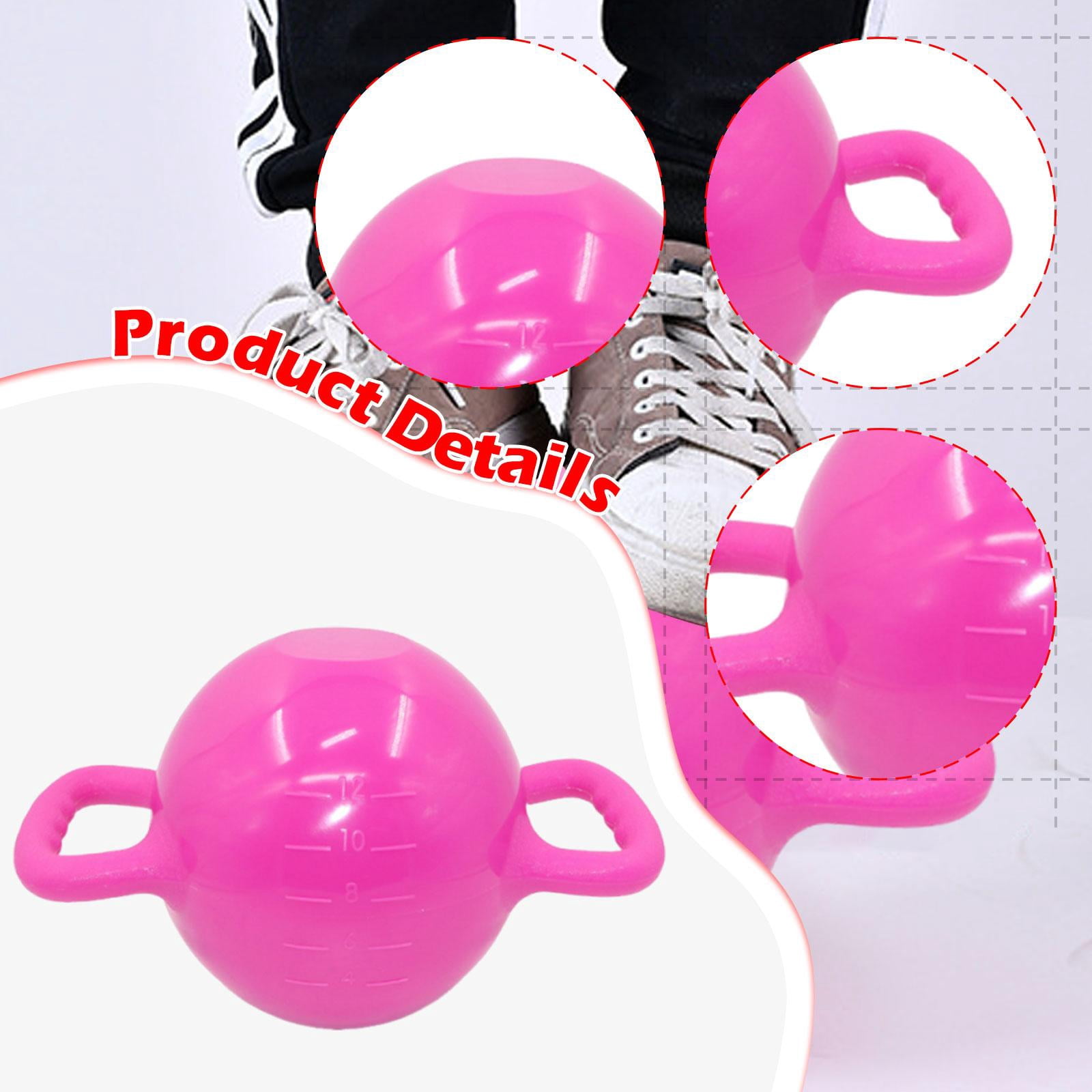 Water Filled Kettlebells Adjustable Weights Double Handle Design PVC Material for Home Gym Fitness
