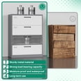 thumbnail image 6 of Fesbos  File Cabinet with Lock-Vertical 4 Drawer Metal Filing Cabinets-Organization Storage Cabinets for Home Office-Hanging Letter/Legal/F4/A4 Size, 6 of 7