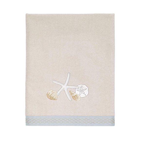 Toalla de baño Avanti Linens, 69 x 127 cm, algodón suave, diseño Seagglass