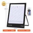 thumbnail image 2 of LED Floodlight RGB 50W 100W 200W Flood Light Color Changing IP66 Waterproof Outdoor Lighting Spotlight Wall Refletor ,Save Energ, 2 of 8