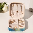 thumbnail image 6 of Rainbow Unicorn Travel Portable Jewelry Box - Square Organizer Box with Bracelet Holder, Earring Organizer – Store Rings, Earrings, Necklaces, Bracelets, and More! Suitable for Girls and Women, 6 of 6