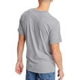 thumbnail image 2 of Hanes Men's Short Sleeve Beefy-T T-Shirts, Light Steel, Large, 2 of 6