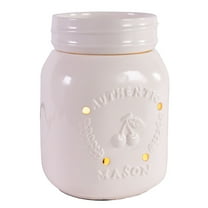 IllumiScents, Ceramic Wax Melt Warmer, Mason Jar, Electric Wax Warmer for Scented Wax Melts