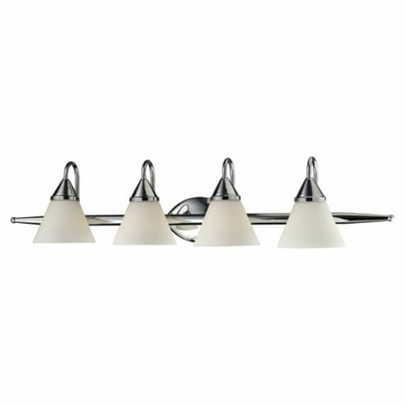 Efficient Lighting EL-258-04-413 Interior Vanity Fixture, White Glass