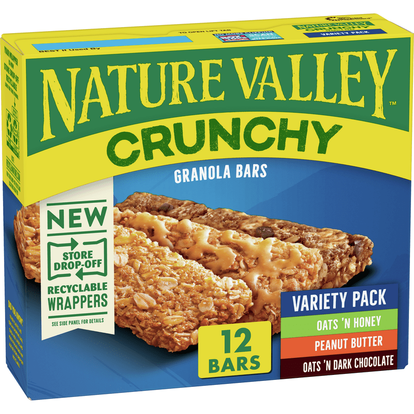 Nature Valley Granola Bars Variety Pack, 12 Bars, 8.94 oz